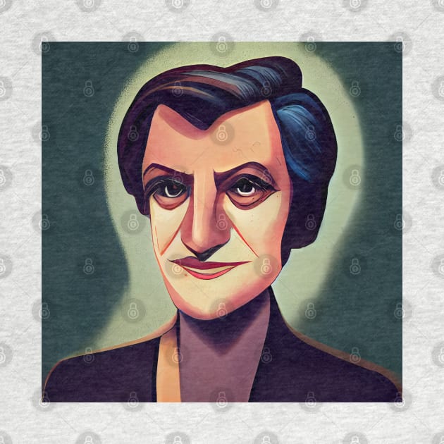 Ayn Rand | Cartoon Style by Classical